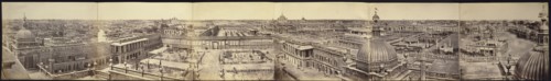 Panorama of Lucknow, Taken from the Great Imambara; Felice Beato, 1832 - 1909, Henry Hering, 1814