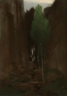 Spring in a Narrow Gorge, Quell in einer Felsschlucht, Arnold Böcklin, German, born Switzerland, 1827 - 1901, Italy; 1881