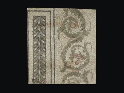 Mosaic Floor Panel; 4th century A.D; Stone tesserae; 157.2 × 142.2 × 10.8 cm, 61 7,8 × 56 × 4 1,4 in