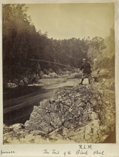Glenferness. The Tail of the Black Pool; Ronald Ruthven Leslie-Melville, Scottish,1835 - 1906, Scotland; 1860s; Albumen silver