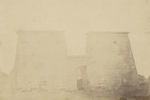 Temple of Karnak at Thebes; John Beasly Greene, American, born France, 1832 - 1856, negative: Egypt; 1854 - 1855; Salted paper