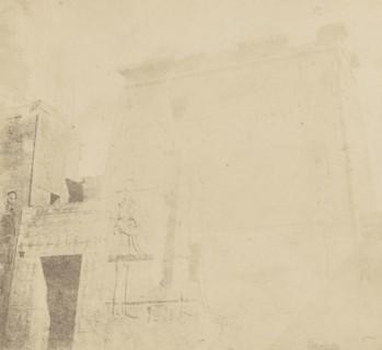 Temple of Karnak at Thebes; John Beasly Greene, American, born France, 1832 - 1856, negative: Egypt; 1854 - 1855; Salted paper