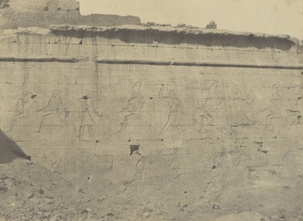 Edfou, Sculptures et Inscriptions de la Façade Orientale du Mur d'Enceinte; John Beasly Greene, American, born France, 1832