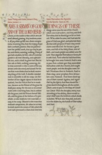 Decorated Text Page; Madelyn Walker, English, active 1930s, England; about 1930; Gold leaf, tempera colors, and pen and black