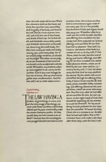 Decorated Text Page; Madelyn Walker, English, active 1930s, England; about 1930; Gold leaf, tempera colors, and pen and black