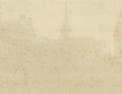 View of the St. Jacob's Church and the Inn, Maastricht; Josua de Grave, Dutch, 1643 - 1712, The Netherlands; 1670; Pen