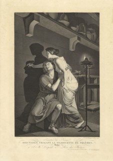 The Invention of Drawing; Pieter Jan de Vlamynck, Belgian, 1795 - 1850, After Joseph-Benoît Suvée, Belgian, 1743 - 1807