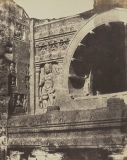 Adjuntah, Temple cruité dans le roc; Baron Alexis de La Grange, French, 1825 - 1917, France; negative 1849 - 1851; print 1851