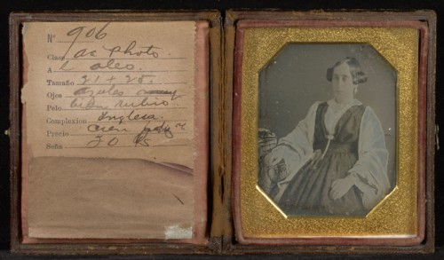 Portrait of a Seated Woman; Mexico; about 1850s; Daguerreotype