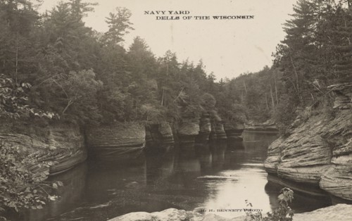 Navy Yard Dells of the Wisconsin; Henry Hamilton Bennett, American, born Canada, 1843 - 1908, Kilbourn, Wisconsin, America, USA