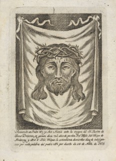 Jesus Doloroso, Collection of Mexican religious engravings, 1830, Rezando un padre