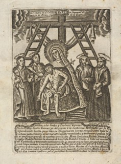 Pieta, Collection of Mexican religious engravings, Oracion a los Santos y Piadosos Varones
