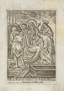 Nuestra Señora del Calbario, Collection of Mexican religious engravings, Our Lady of Calvary