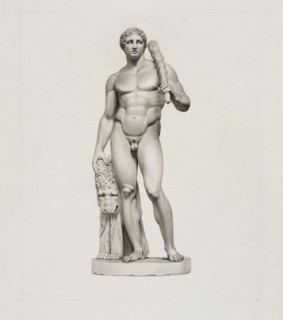 Marquis of Lansdown Herakles, Society of Dilettanti drawings, prints, and letters, Agar, John Samuel, ca. 1770-ca. 1835, Ink