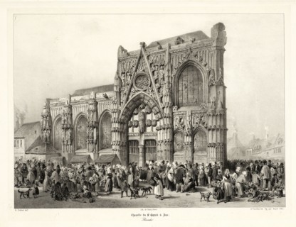 Picardie, Chapelle du St. Esprit à Rue, Picardie, Voyages pittoresques et romantiques dans l'ancienne France, Bayot, Adolphe