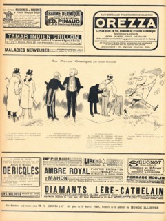 La revue comique, Guillaume, Albert, 1873-1942, Photomechanical process, 1895, Inside front cover