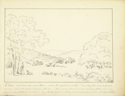 II Sketch - also to be finished in from Nature, A few hints concerning landscape sketches, ca. 1810, Humphry Repton architecture