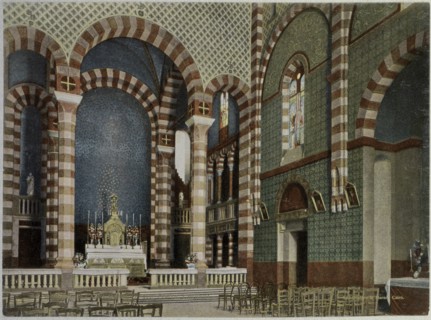 Cairo, inside of the Coptic church, Basse Egypte Janvier 1906, Travel albums from Paul Fleury's trips to the Middle East