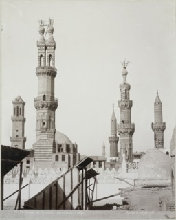 Groupe de minarets, Basse Egypte Janvier 1906, Travel albums from Paul Fleury's trips to the Middle East