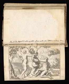 Glama-Stroberle, Joaõ, 1708-1792, pencil, ink, chalk, wash, 1741, Sketchbook II of III dated 14 February 1741
