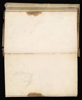 Glama-Stroberle, Joaõ, 1708-1792, pencil, ink, chalk, wash, 1741, Sketchbook II of III dated 14 February 1741