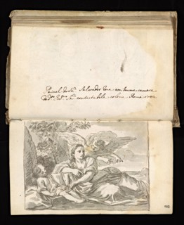 Glama-Stroberle, Joaõ, 1708-1792, pencil, ink, chalk, wash, 1741, Sketchbook II of III is bound in contemporary vellum and dated