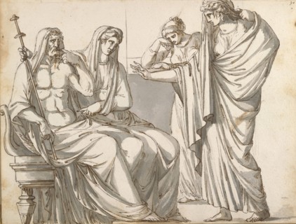 Sketchbook of Roman antiquities, Dupasquier, Antoine-Léonard, 1748?-1832, pen and ink, pencil, wash, 1779, Drawings