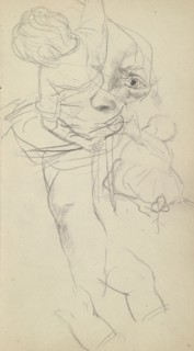 Sketchbook of Adolph Menzel, Menzel, Adolph, 1815-1905, pencil on paper, 1863, German painter