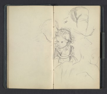 Sketchbook of Adolph Menzel, Menzel, Adolph, 1815-1905, pencil on paper, 1863, German painter