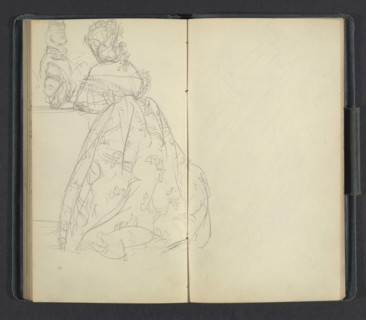 Sketchbook of Adolph Menzel, Menzel, Adolph, 1815-1905, pencil on paper, 1863, German painter