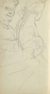 Sketchbook of Adolph Menzel, Menzel, Adolph, 1815-1905, pencil on paper, 1863, German painter