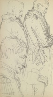 Sketchbook of Adolph Menzel, Menzel, Adolph, 1815-1905, pencil on paper, 1863, German painter