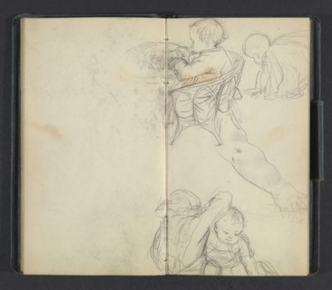 Sketchbook of Adolph Menzel, Menzel, Adolph, 1815-1905, pencil on paper, 1863, German painter