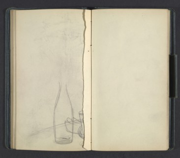 Sketchbook of Adolph Menzel, Menzel, Adolph, 1815-1905, pencil on paper, 1863, German painter