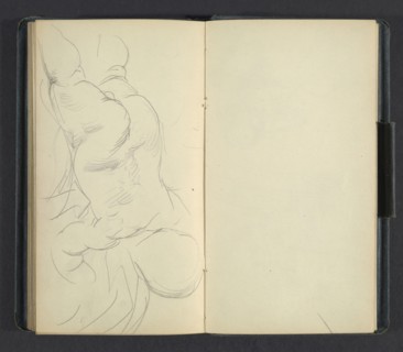 Sketchbook of Adolph Menzel, Menzel, Adolph, 1815-1905, pencil on paper, 1863, German painter