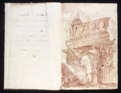 Recueil de morceaux d'architecture et de divers fragmens de monumens antiques fait en Italie par Marie Joseph Peyre architecte