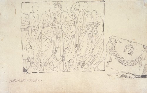 Recueil de morceaux d'architecture et de divers fragmens de monumens antiques fait en Italie par Marie Joseph Peyre architecte