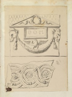 Recueil de morceaux d'architecture et de divers fragmens de monumens antiques fait en Italie par Marie Joseph Peyre architecte