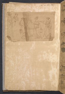 Album 11, David, Jacques-Louis, 1748-1825, pencil, charcoal, ink and wash, 1775-1785