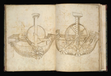 Edificij et machine, Martini, Francesco di Giorgio, 1439-1501, brown ink and wash, ca. 1475-ca. 1480