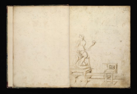 Edificij et machine, Martini, Francesco di Giorgio, 1439-1501, brown ink and wash, ca. 1475-ca. 1480