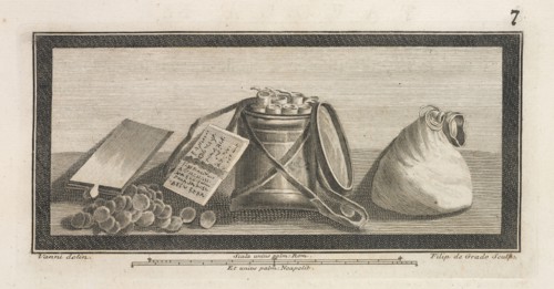 Headpiece from page 7, Delle antichità di Ercolano, Grado, Filippo de, Vanni, Niccolo, 18th c., Copper engraving, 1757-1792