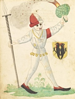 Schembart Buch, Schembard Büch, Anonymous, 16th century, Leaves 2r-4r: historical account of the civic festival of the Nuremberg