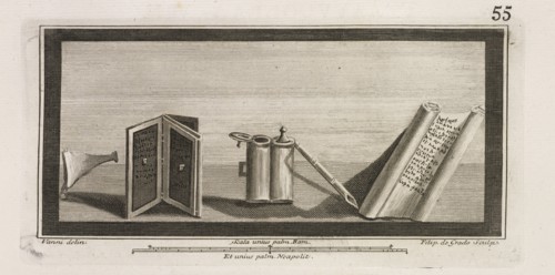 Headpiece from page 55, Delle antichità di Ercolano, Grado, Filippo de, Vanni, Niccolo, 18th c., Copper engraving, 1757-1792