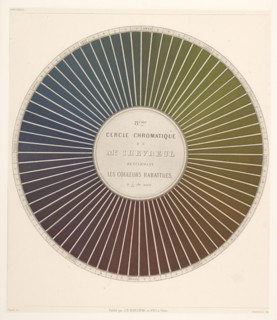 8ème cercle chromatique de Mr. Chevreul, Des couleurs et de leurs applications aux arts industriels à l'aide des cercles