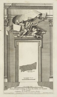 Porta principale di dentro la chiesa di S. Andrea del Nouitiato de PP. Giesuiti, Stvdio d'architettvra civile sopra