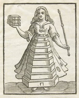 Detail of illustration, Filosofia, p. 191, Noua iconologia di Cesare Ripa perugino, caualier de SS. Mauritio and Lazzaro