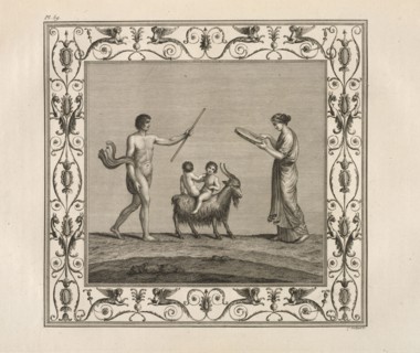 Planche 59, Description des bains de Titus, ou, Collection des peintures trouvées dans les ruines des thermes de cet empereur