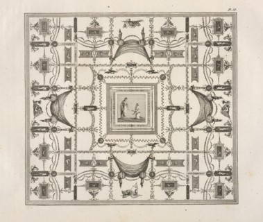 Planche 58, Description des bains de Titus, ou, Collection des peintures trouvées dans les ruines des thermes de cet empereur