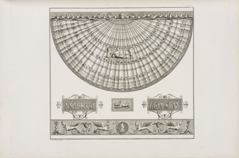 Plate 8, Collection des tableaux et arabesques antiques, trouvés à Rome dans les ruines des thermes de Titus